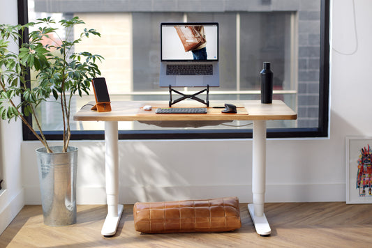 Desk Setup. Leather Desk Pad Organizer Tan by Modoun Home Decor
