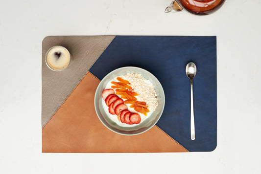 Cover. Leather Placemats Set Coast by Modoun Home Decor