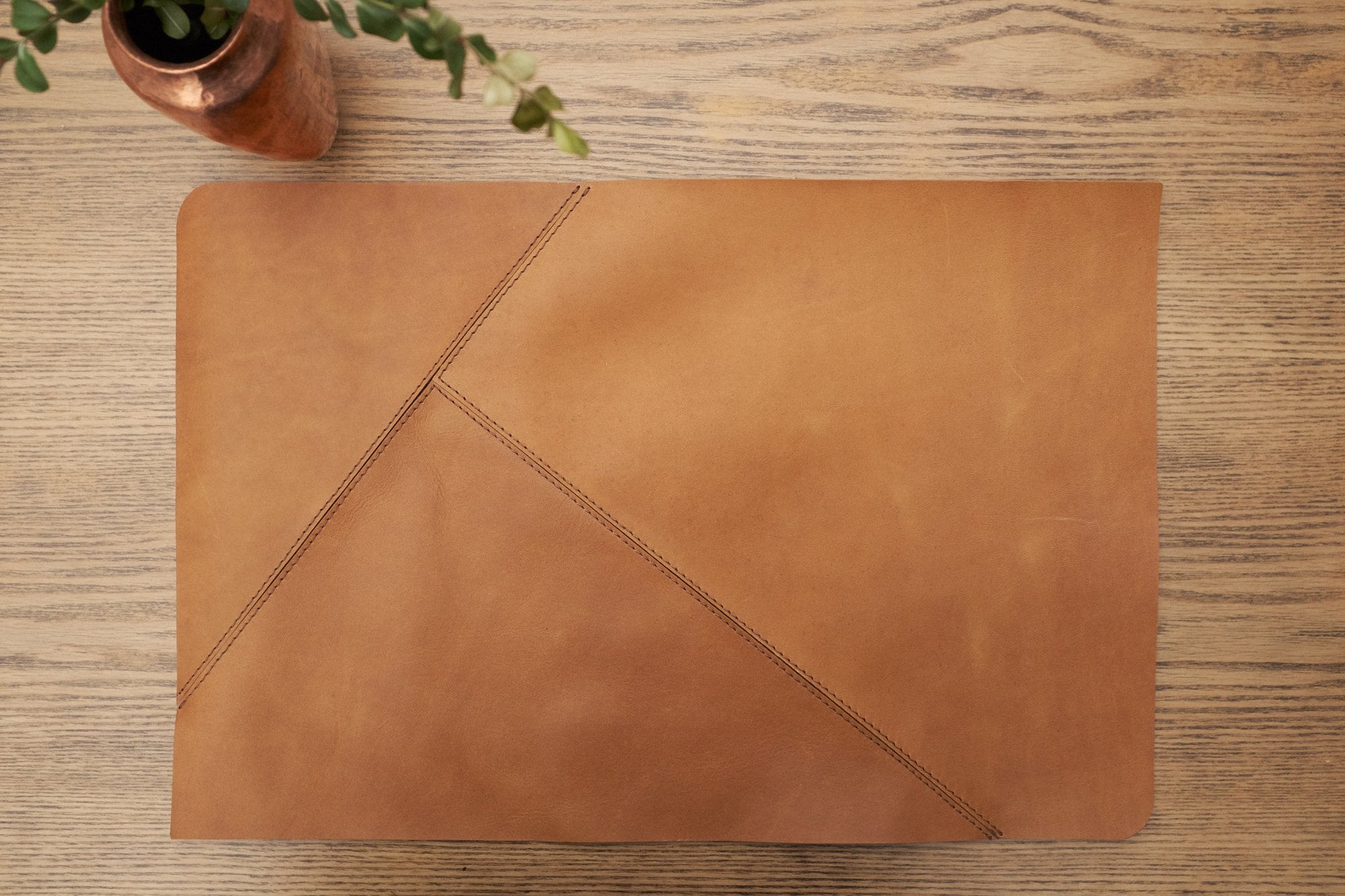 Cover. Leather Placemats Set Tan by Modoun Home Decor